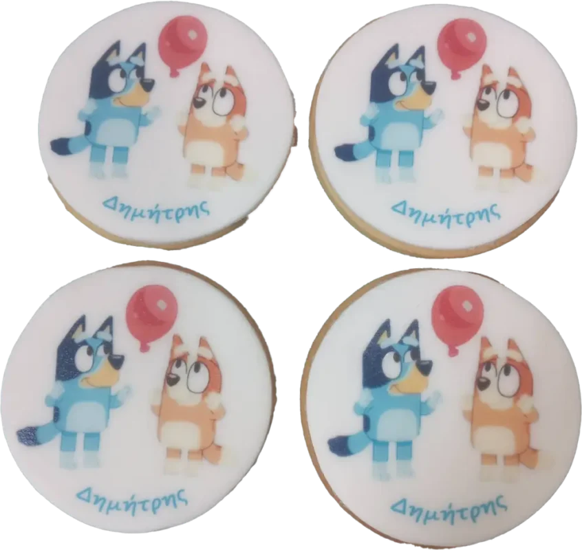 Home 7 Bluey μπισκότο πάρτι